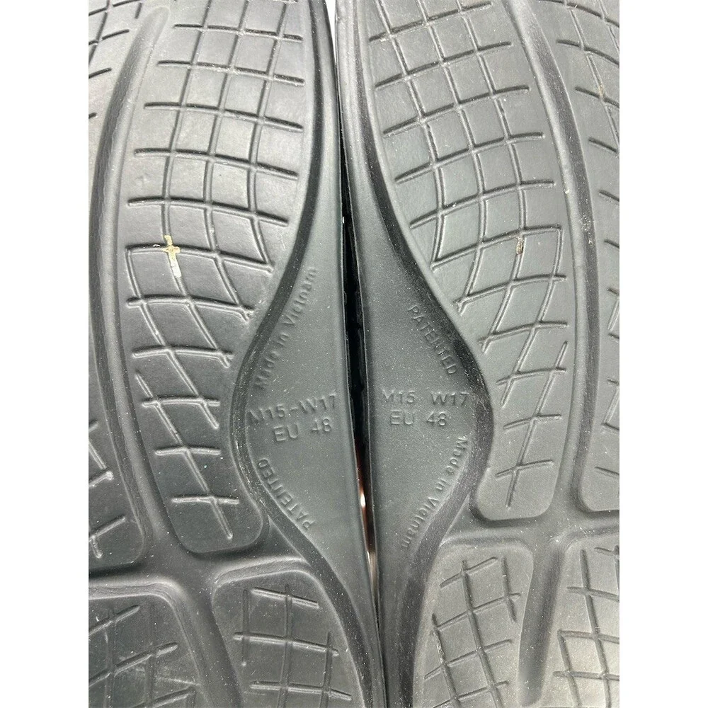 OOFOS OOahh Men's Sport Flex Recovery Slide Sandals Matte Black Size 15 EU 48